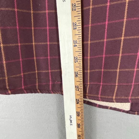 Woolrich Fleece Lined Womens Plaid Large Jacket - Picture 11 of 12